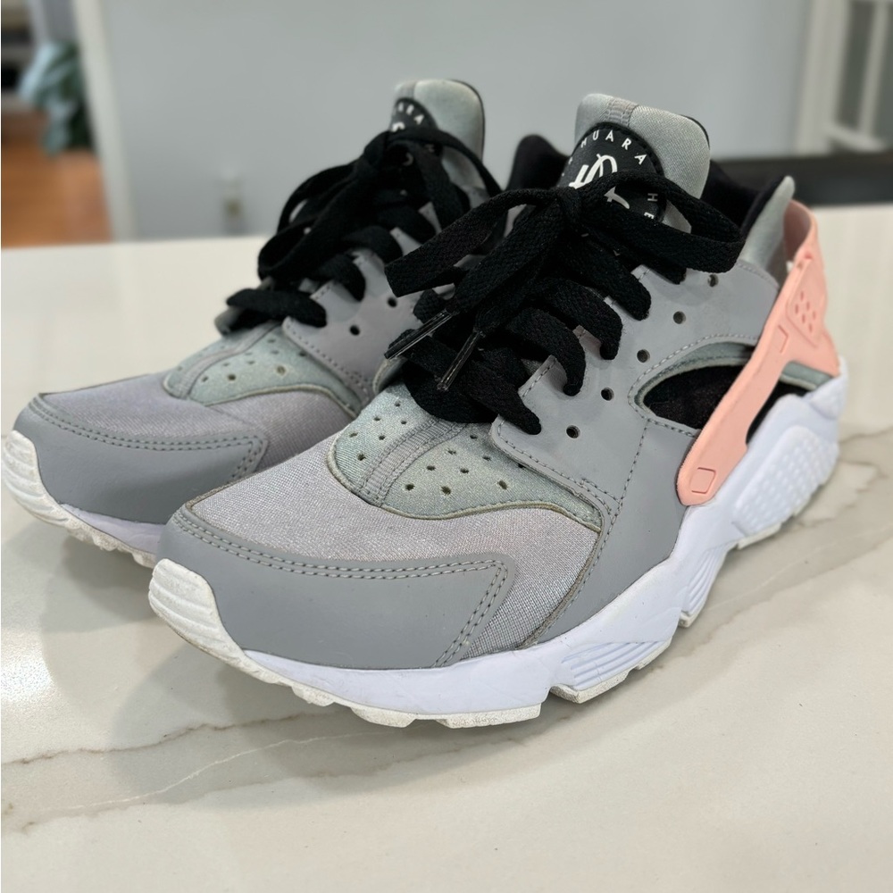Nike Huarache Sneakers 777331-962 Grey Fog Pink sz 7.5